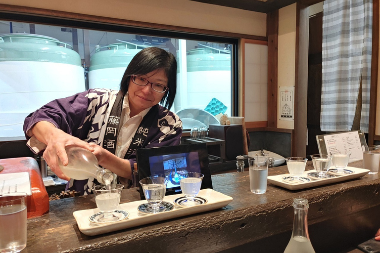 Visite de la brasserie de saké de Kyoto