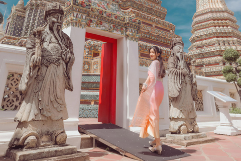 Bangkok: 1-Day Thai Dress Rental with Optional Photoshoot 1-Day Thai Costume Rental in Bangkok