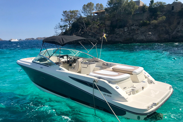 Andratx: passeio de barco pela costa sul de Maiorca com mergulho com snorkelPasseio de barco costeiro de 8 horas no sul de Maiorca com mergulho com snorkel