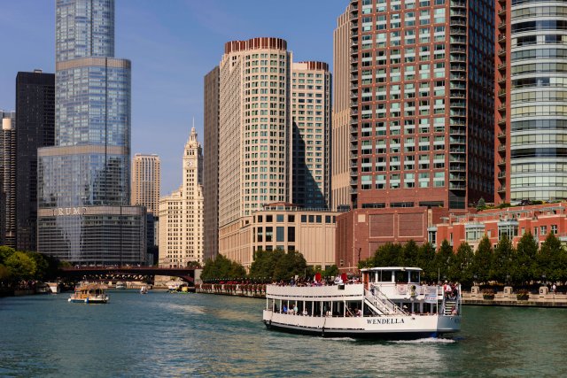 Chicago: 45 minuti di crociera fluviale sull&#039;architettura adatta alle famiglie