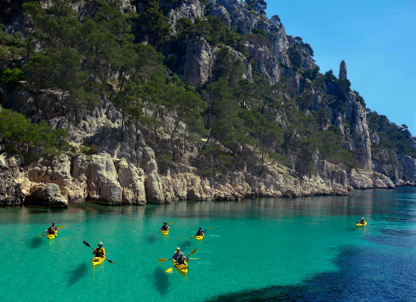 Cassis: Tur i havkajak i Calanques Nationalpark