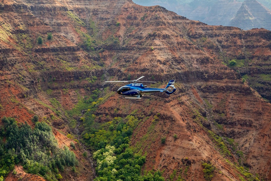 Desde Princeville Excursión en Helicóptero por la Costa de Na Pali y las Cascadas