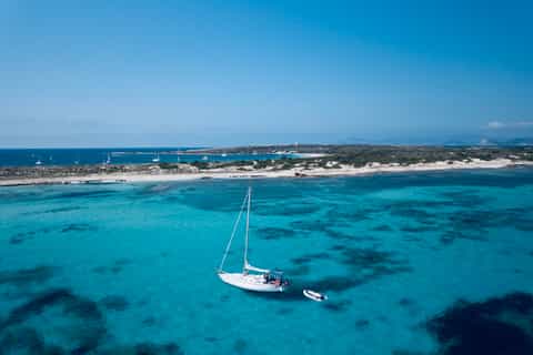 from ibiza fullday sailing tour to formentera