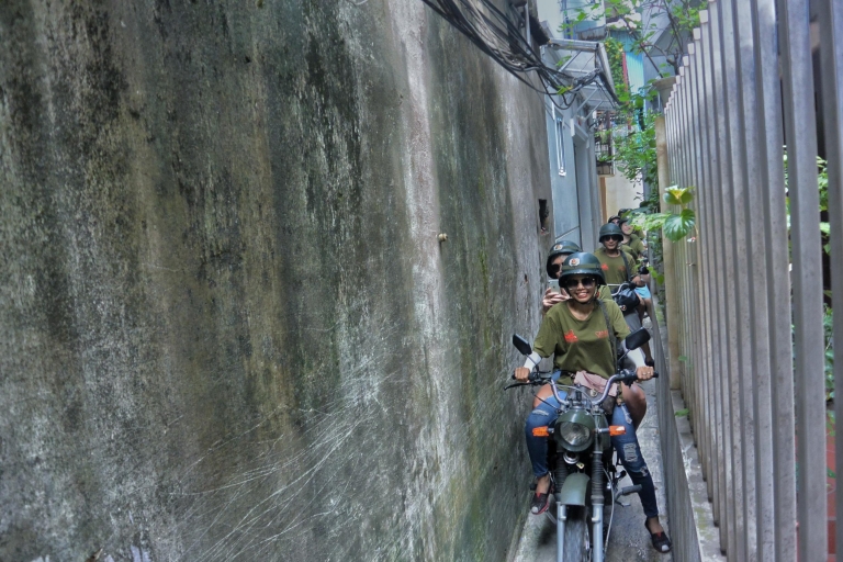 Hanoi: Half-Day Guided City Tour on Vintage Minsk Motorbike Shared Tour with Hotel Pickup in Hanoi Old Quarter