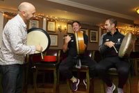 Dublin, Musik- und Tanzshow bei der Irish House Party - Housity
