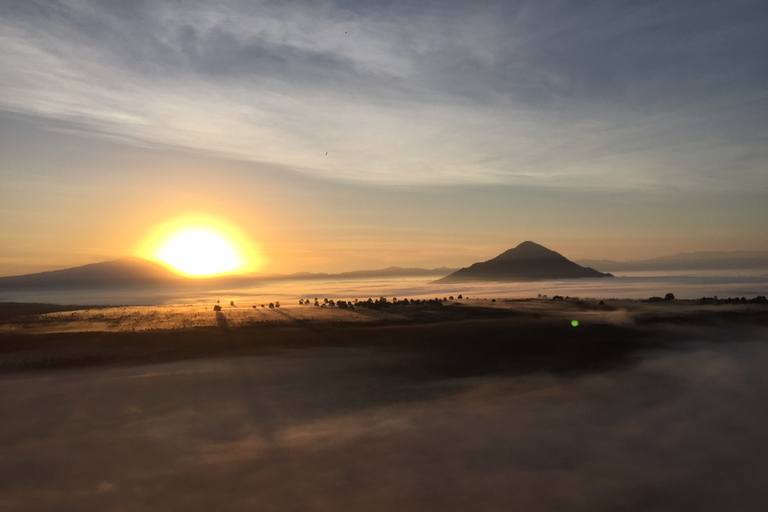 Depuis Puebla : Montgolfière avec petit-déjeuner à Huamantla