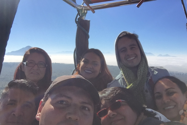 Depuis Puebla : Montgolfière avec petit-déjeuner à Huamantla