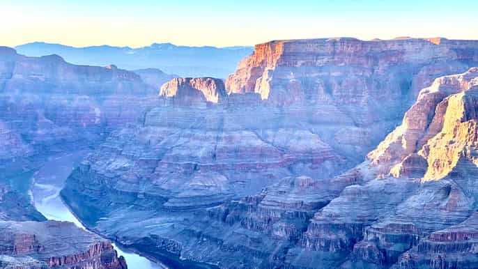 excursão à borda oeste do grand canyon saindo de las vegas