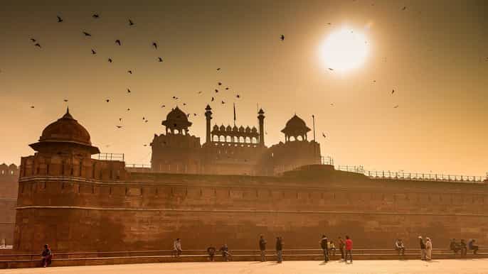 new delhi red fort ticket with optional guide pickup