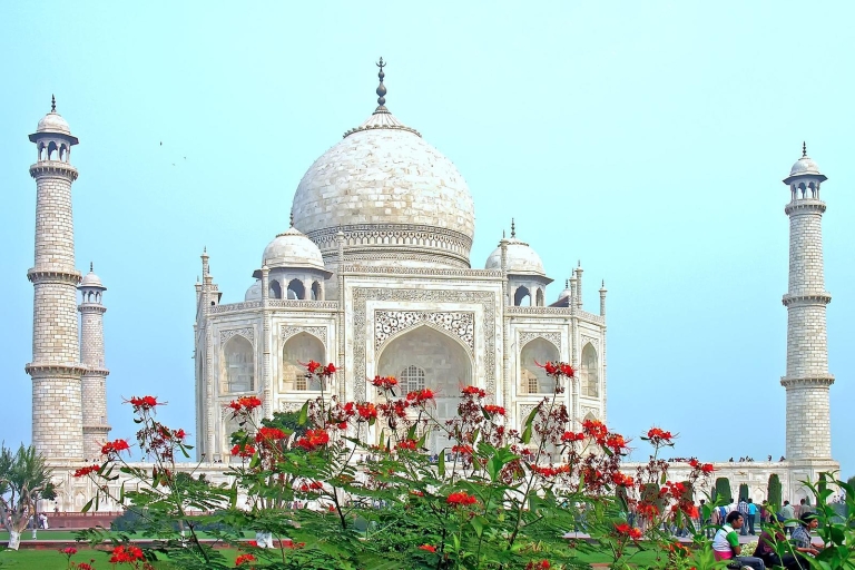 Von Delhi: Taj Mahal & Agra Fort Ticket & optionaler TransferNur Skip-the-Line-Kombiticket (ausländische Staatsbürger)