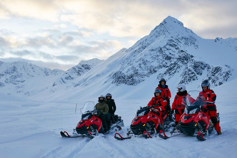 Tromsø: Lyngen Alps Snowmobile Adventure with Lunch