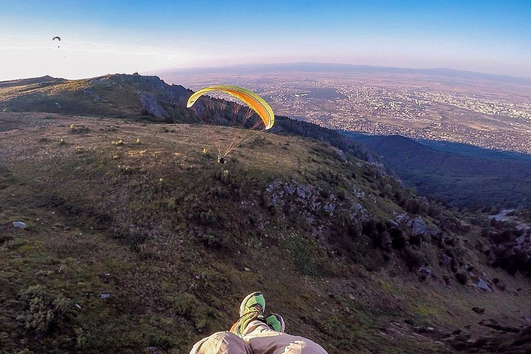 Paragliding Sofia from Above