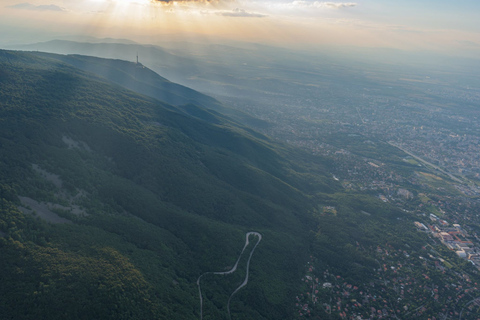 Paragliding Sofia von oben