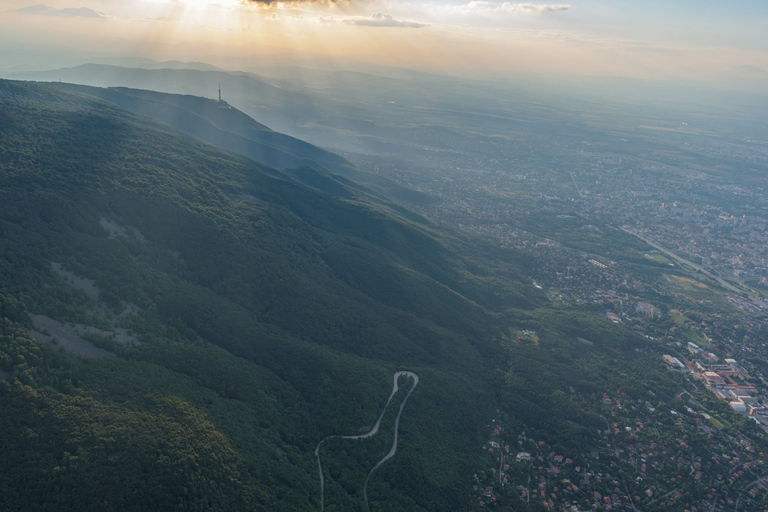 Parapendio Sofia dall&#039;altoSofia in parapendio dall&#039;alto