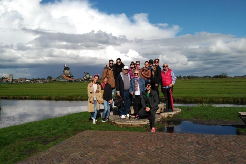 Vanuit Amsterdam: Windmolens van de Zaanse Schans Tour in het Spaans
