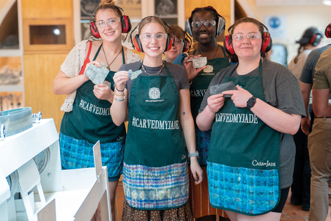 Antigua Guatemala: Laboratorio di intaglio della giada