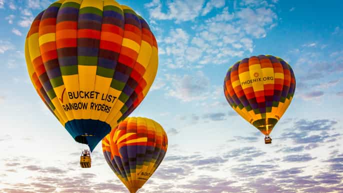 phoenix hot air balloon halfday adventure