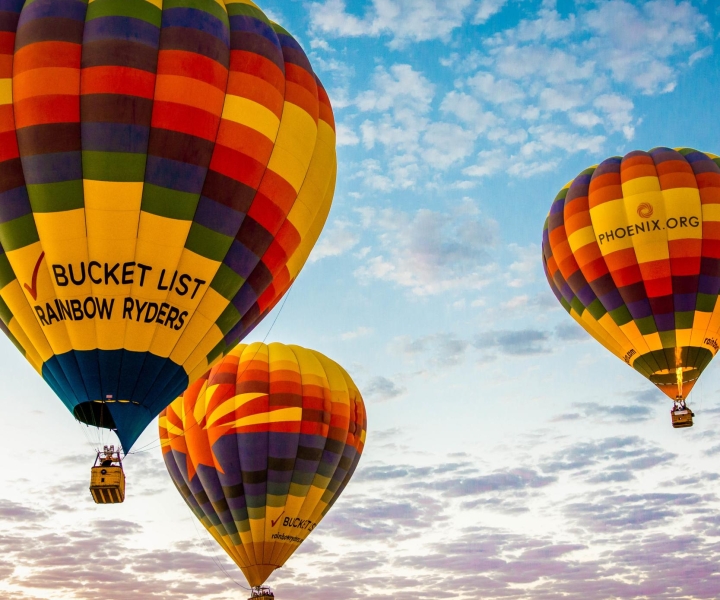 Phoenix: Hot Air Balloon Flight with Champagne