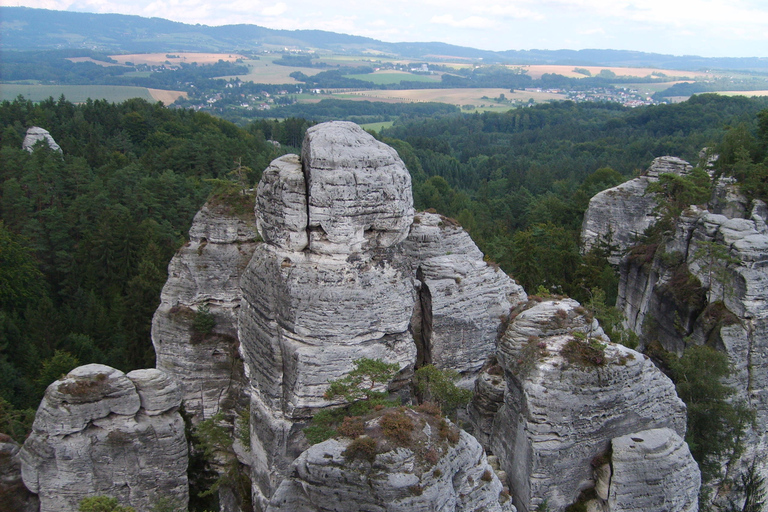 Wroclaw: visite privée des rochers tchèques Adršpach-Teplice