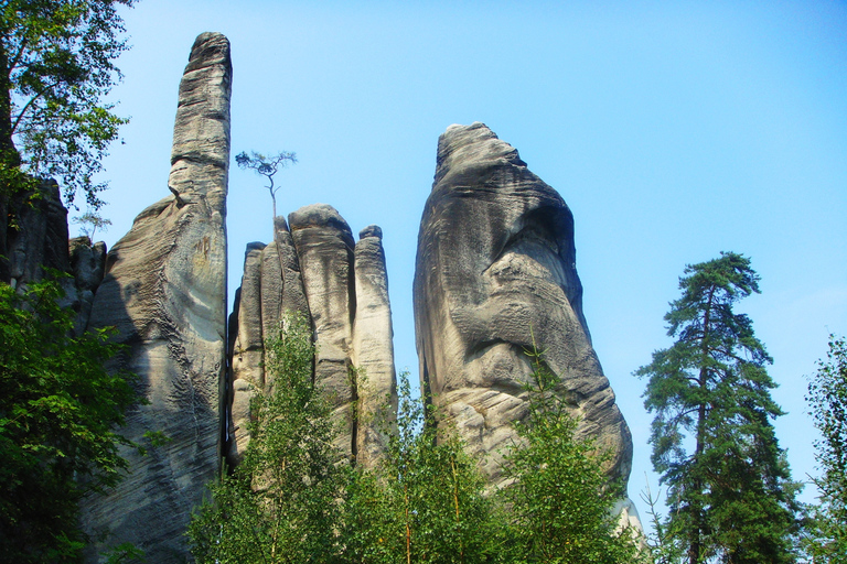 Wroclaw: visite privée des rochers tchèques Adršpach-Teplice