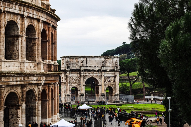 Rom: Kolosseum, Forum Romanum & Palatin-Hügel ohne AnstehenGruppentour auf Englisch