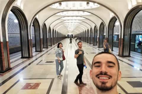 moscow historical walk with metro cathedral arbat tour