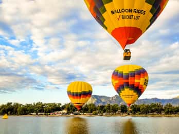 Colorado Springs: Heißluftballonflug bei Sonnenaufgang Colorado Springs: Heißluftballonflug bei Sonnenaufgang