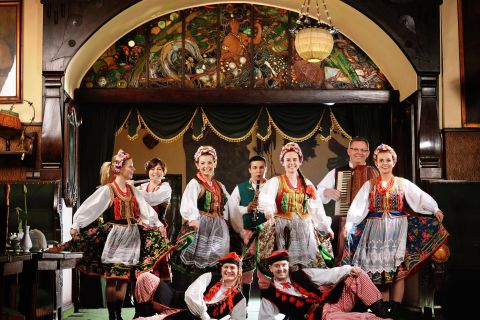 Kraków: pokaz folkloru i kolacja z 3 dań w „Jamie Michalika”
