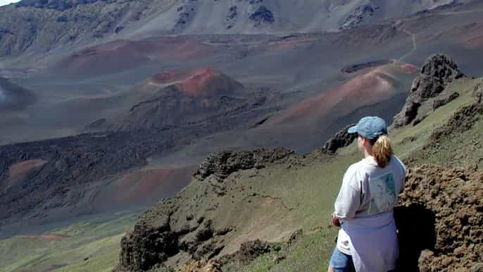 maui guided hike of haleakala crater with lunch