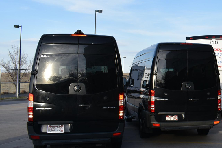 Denver Airport to Vail Transfer Group in Sprinter Van 6-14