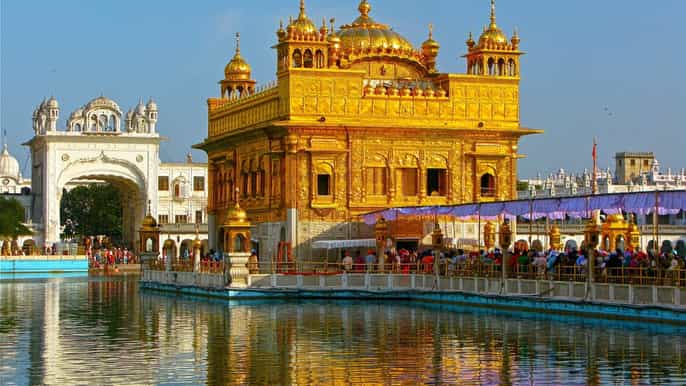 de delhi templo dourado amritsar de 2 dias e excursão à fronteira com wagah
