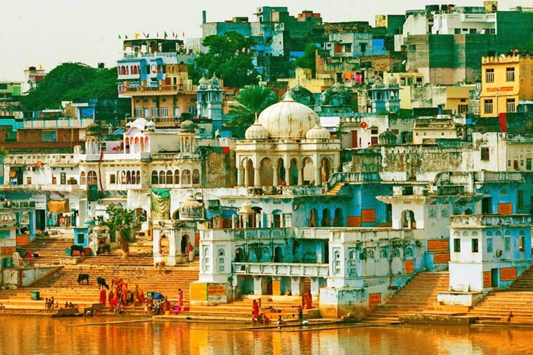 Depuis Jaipur : Visite privée d'Ajmer Pushkar en taxiDepuis Jaipur : Circuit privé Ajmer Pushkar en taxi