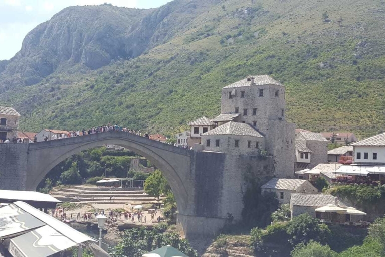 Depuis Split ou Trogir : visite des cascades de Mostar et de KraviceSplit : cascades de Mostar et de Kravice