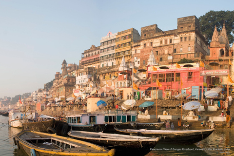 Delhi: Triângulo Dourado de 6 dias e excursão privada a VaranasiTour sem hotéis e sem voo de Varanasi para Delhi