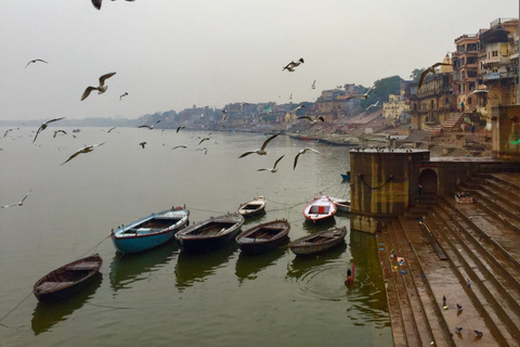 Delhi: 6-dniowa prywatna wycieczka po Złotym Trójkącie i VaranasiWycieczka bez hoteli iz Varanasi do Delhi Flight