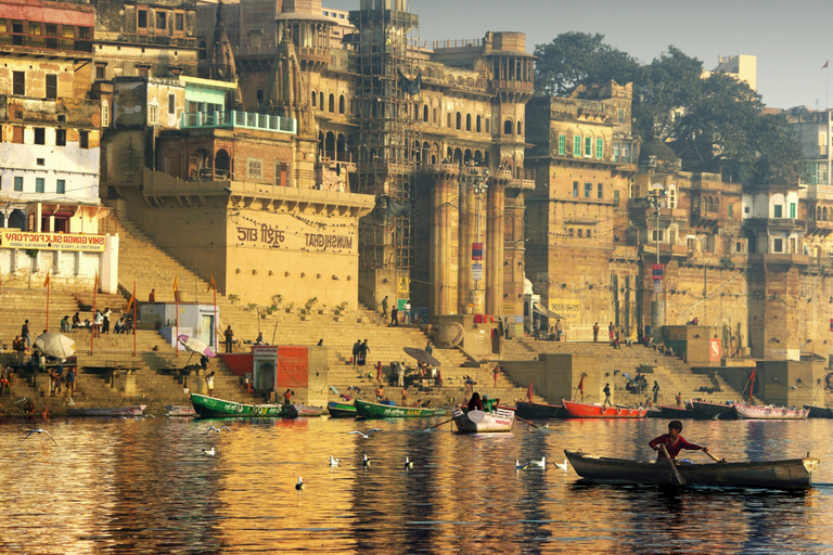 Delhi: 6-dniowa prywatna wycieczka po Złotym Trójkącie i VaranasiWycieczka bez hoteli iz Varanasi do Delhi Flight