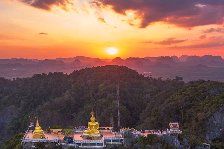 Krabi: Passeio ao pôr do sol no Templo da Caverna do TigreKrabi: excursão ao pôr do sol no Templo da Caverna do Tigre