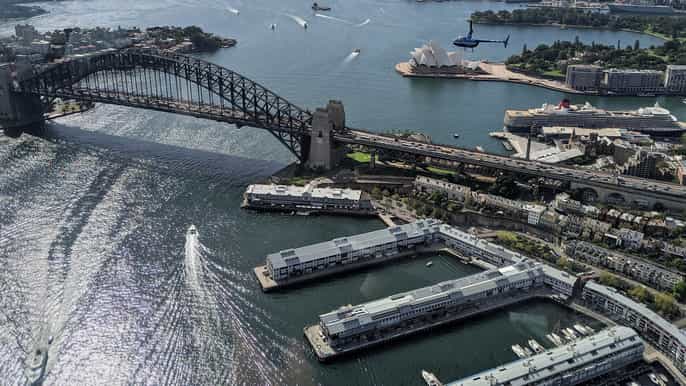 sydney harbour 20minute coast skyline helicopter flight