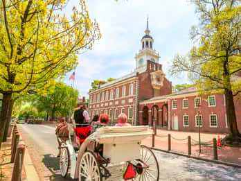 Philadelphia: Pferdekutschenfahrt durch die historische Altstadt Philadelphia: Pferdekutschenfahrt durch die historische Altstadt