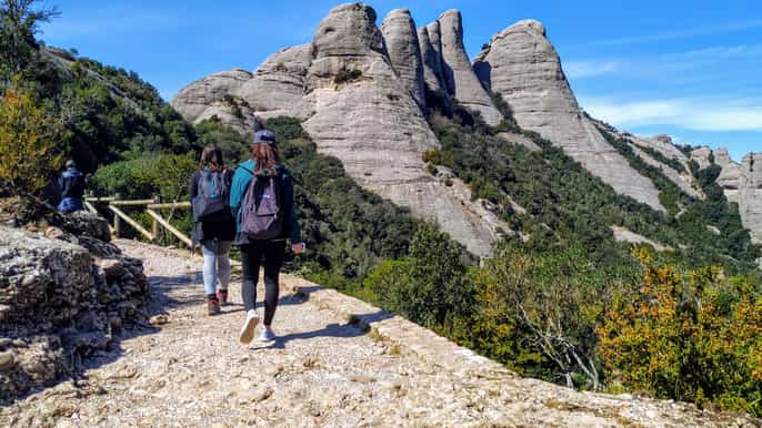 from barcelona montserrat monastery and hike with a local