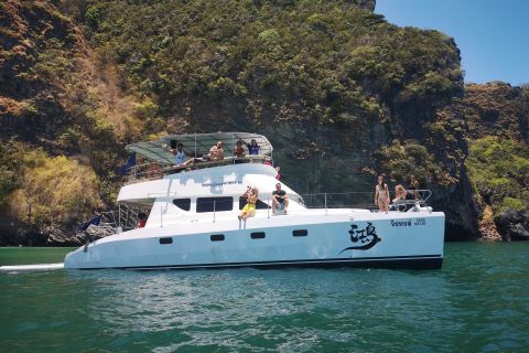 Krabi Private Power Catamaran Sunset Tour & Night Snorkel
