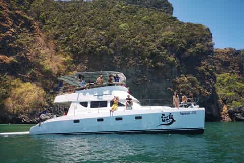krabi islands exclusive power catamaran sightseeing tour