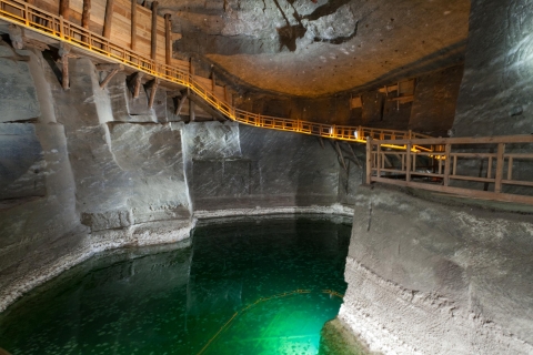 Cracovie : visite guidée d'une demi-journée de la mine de sel de Wieliczka en minibus
