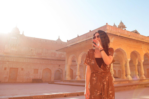 Jaipur: Guidad tur inklusive Amber Fort och Monkey Temple