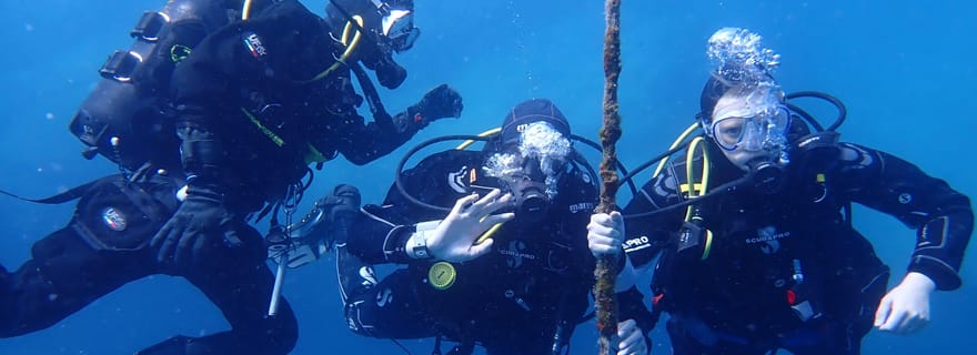 Baptême de la mer dans l'archipel de la Maddalena