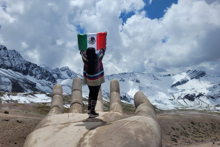 From cusco: Rainbow Mountain with Motorcycles Private