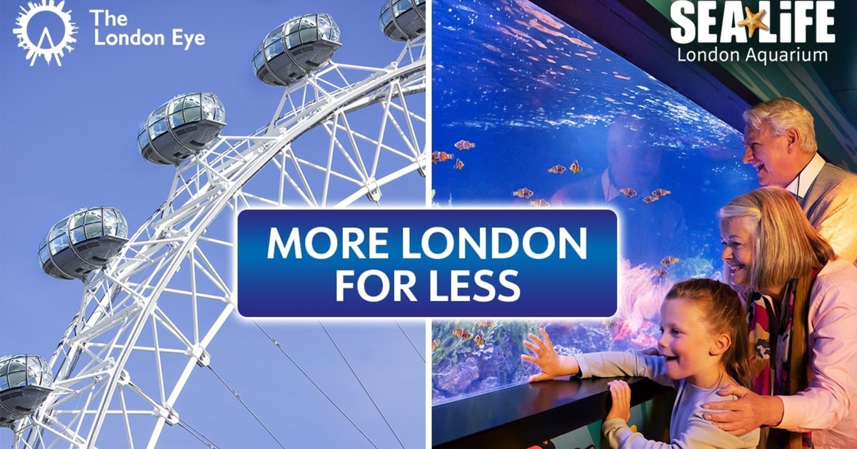 London SEA LIFE & London Eye Combo Ticket GetYourGuide