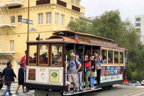 san francisco visite à pied de la ville et promenade en téléphérique