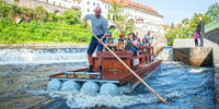 Český Krumlov, деревянный круиз на реке плот - Housity