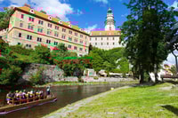 Český Krumlov, деревянный круиз на реке плот - Housity